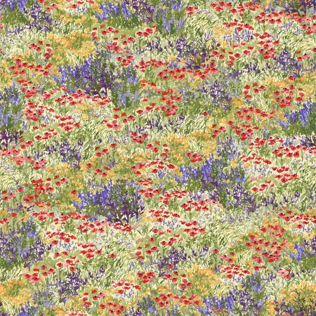 Dragonfly Dance Digital Multi Wild Flower Garden