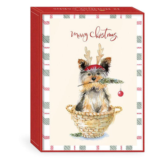 Holiday Cards Yorkie