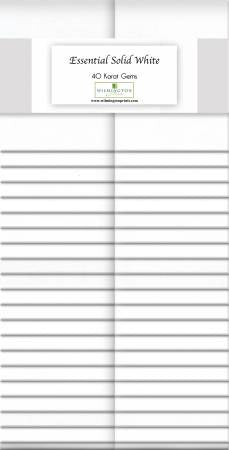 Essential Solids || White || 2-1/2in Strips