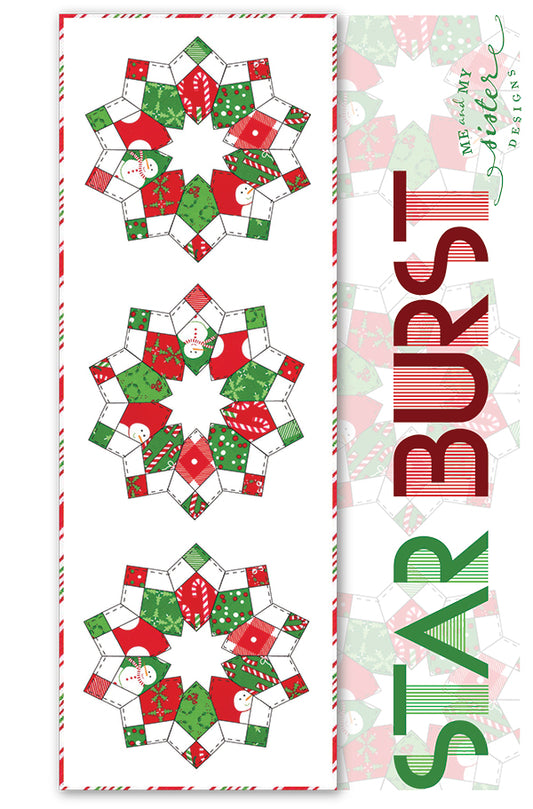 Starburst Table Runner w/Template