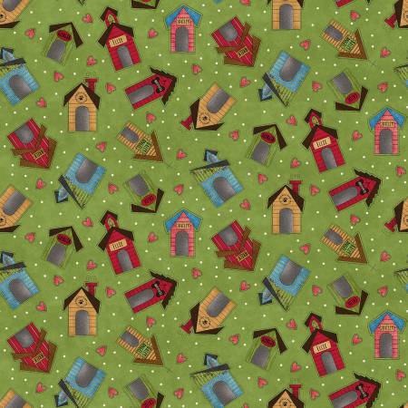 Home Is Where The Dog Is 2 Green Dog Houses