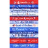 Hometown America - Red White And Blue Panel DCX10499-BLUE 24" x 42"
