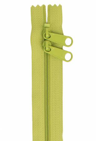 30" Zipper For Handbag Double Slide - Apple Green
