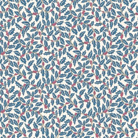 Liberty Festive Greetings Swirling Holly