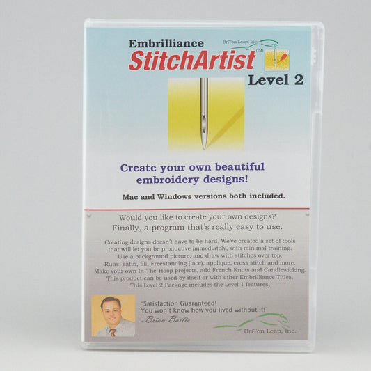 Stitch Artist L2 Software Embrilliance Level Two Embrilliance Level Two
