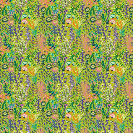 Atlantis Seaweed Chartreuse Cotton