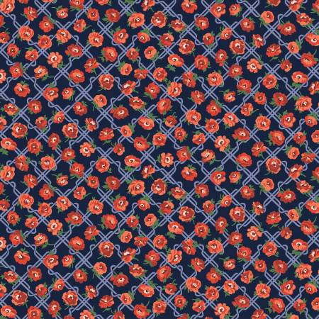 Liberty Floral Nostalgia Rosemary Blooms A