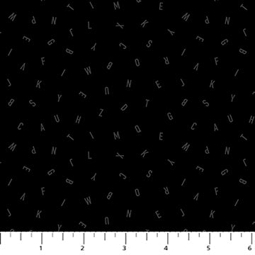 Dusk Letters Black Gray