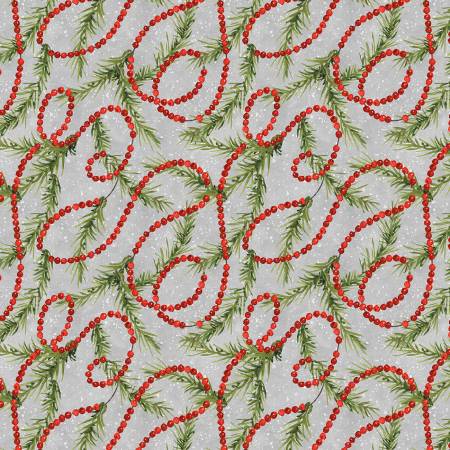 Merry Gnome-ments Gray Gardland All Over