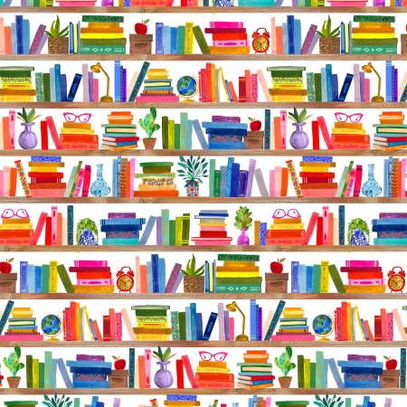 Books Are Magic || White Bookshelves