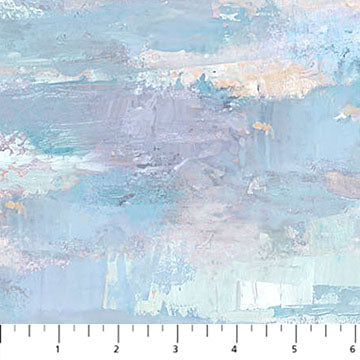 First Snow Brush Strokes Blue