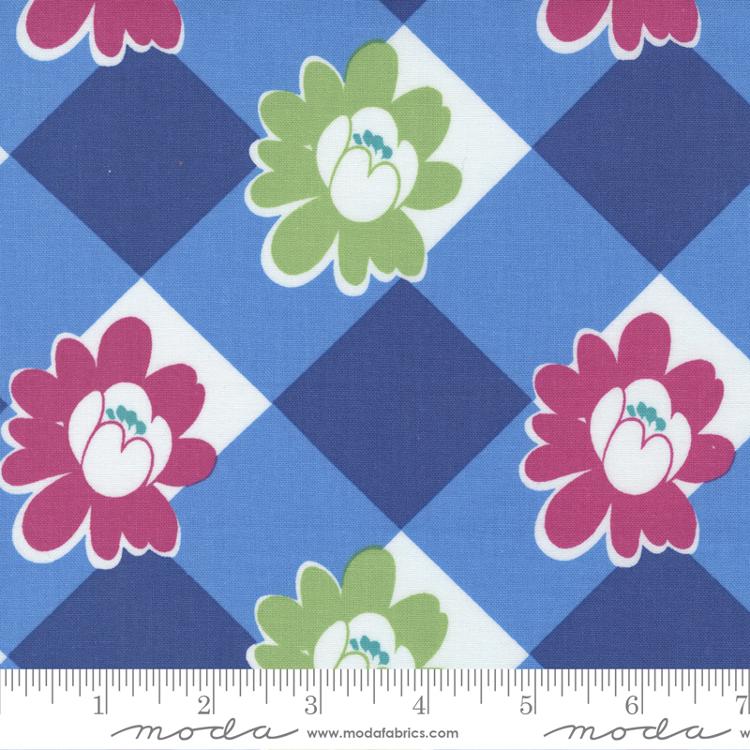 Picnic Pop Bright Blue Pop Check Plaid