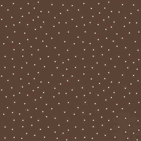 Kimberbell Basics Brown/White Tiny Dots