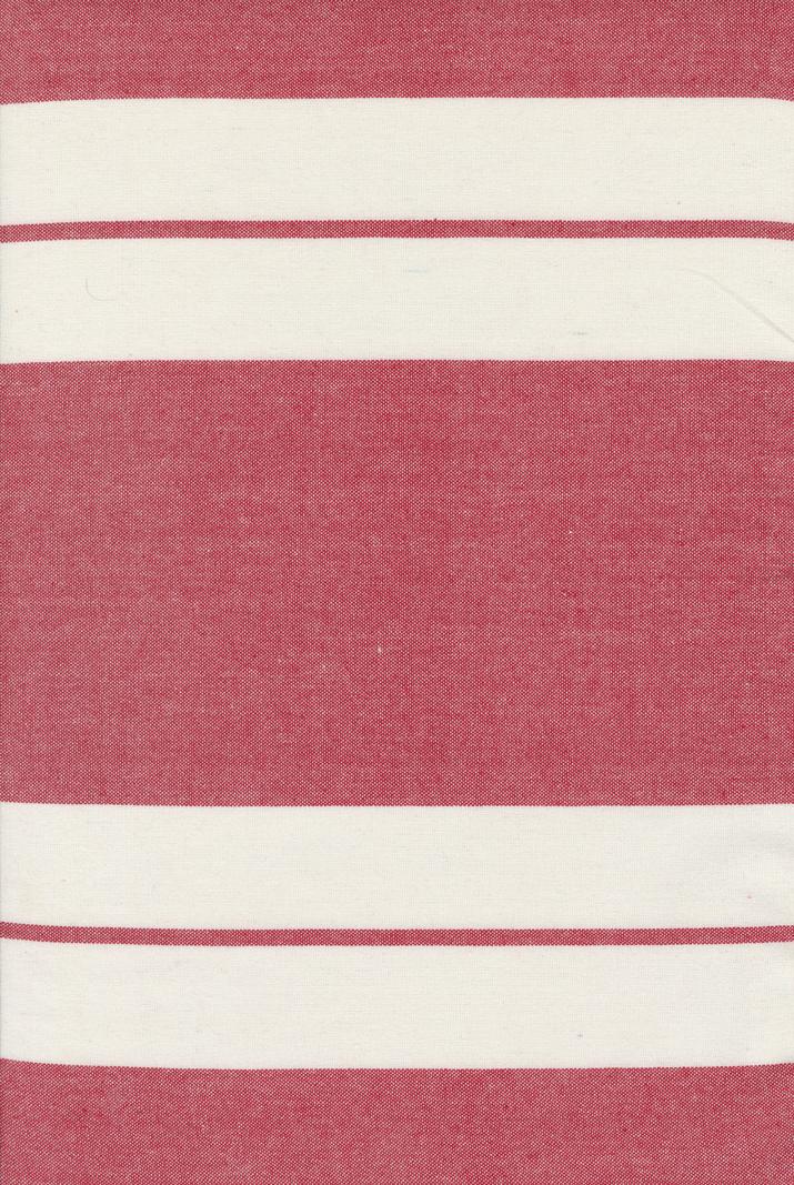 Panache Toweling Red White 18"