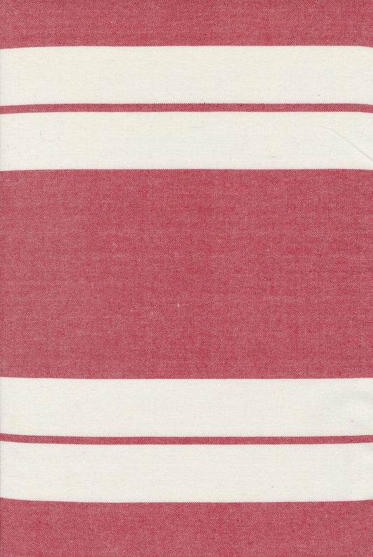 Panache Toweling Red White 18"