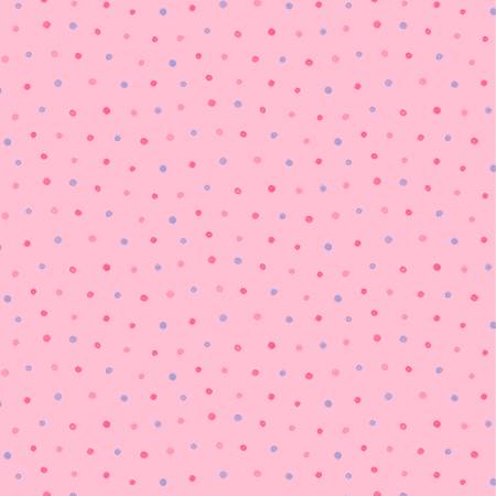Sweet Spring Sketchy Polka Dot Pink