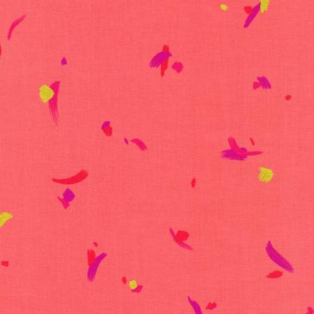 Brushy Spots Coral w/Metallic