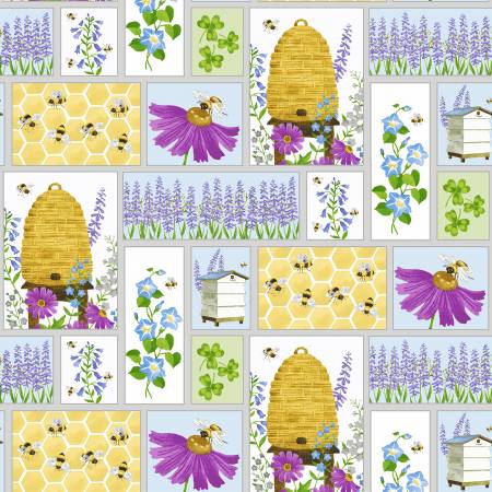 Buzzy Bees Multi Patchwork