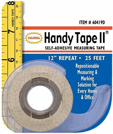 Handy Tape Despenser 12in Repeat 25ft Roll