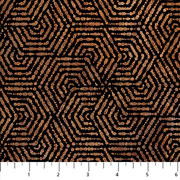 Retro Vibes - Stonehenge Hexie Rust Multi