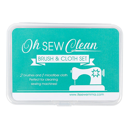 Oh Sew Clean Aqua Brush & Cloth Set