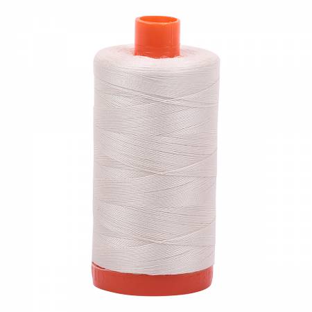 Aurifil Cotton 50wt 2309 Silver White