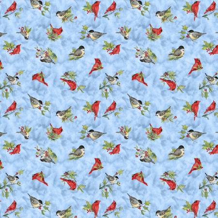 Frosty Frolic Blue Bird Toss