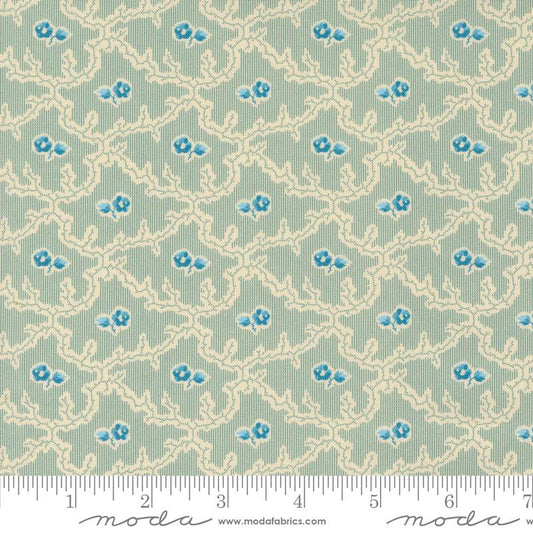 Lydias Lace Aqua Rosette