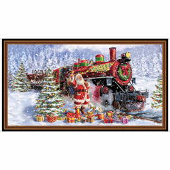Santa's Night Out Santa & Train Panel Multi 28395-X