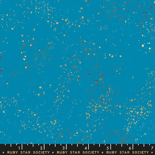 Speckled Metallic Bright Blue