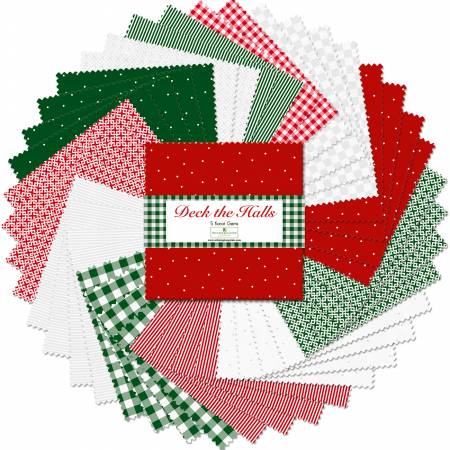 Deck The Halls 42pcs 5in Squares