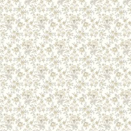 Blushing Blooms Cream/Tonal Flowers and Buds