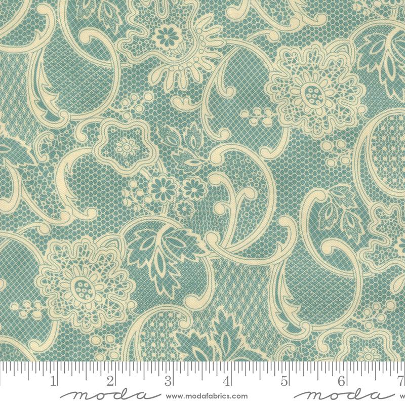 Lydias Lace Aqua Floral