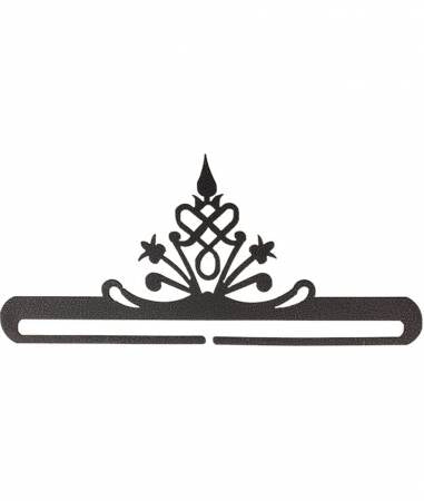 8in Victorian Split Bottom Charcoal