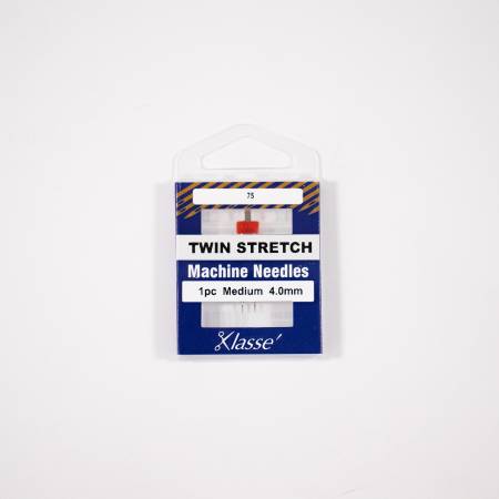 Klasse Twin Stretch 4.0mm/75 1 Needle
