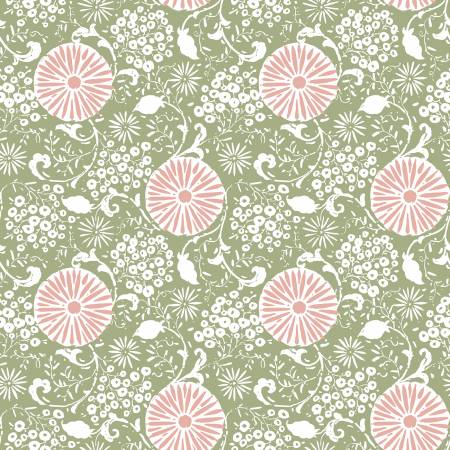 Love Me More Botanical Green