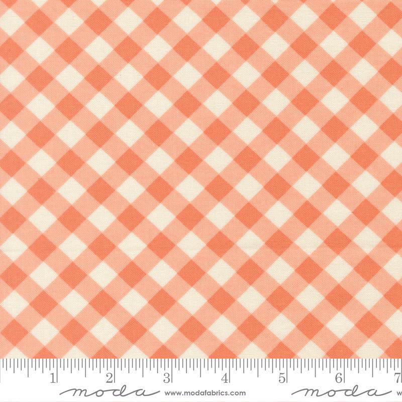 Pastel Prairie || Coral  || Gingham