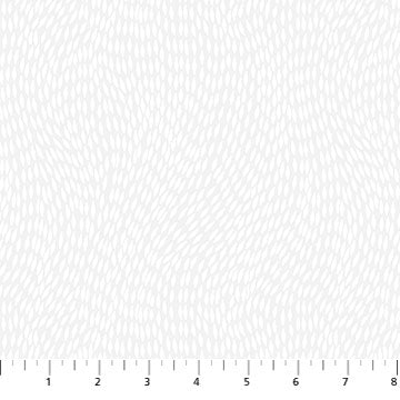 Basically Black and White Beaded Wave White