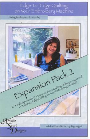Edge to Edge Machine Embroidery Quilting Expansion Pack 2