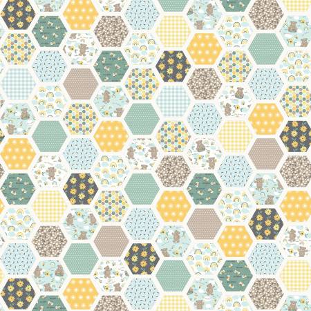 Hello Honey! Blue/Taupe Hex Cheater