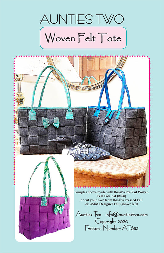 Woven Felt Tote