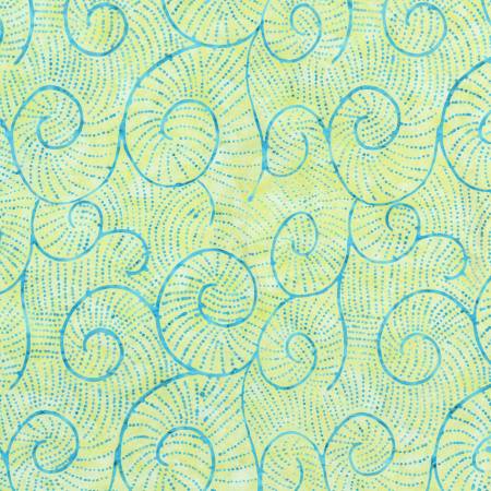 Batiks Splatter Winter Mint