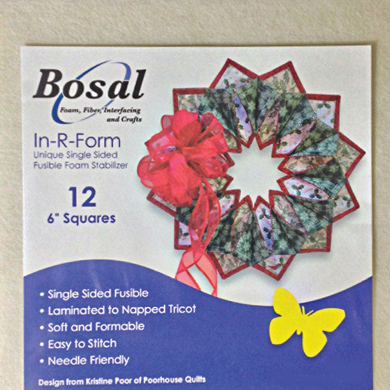 In R Form Sngle Sd Fusible 6x6 12ct
