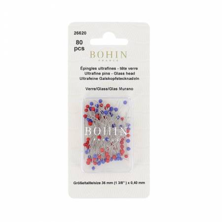 Ultra Fine Glass Head Pins 1-3/8in x .40mm