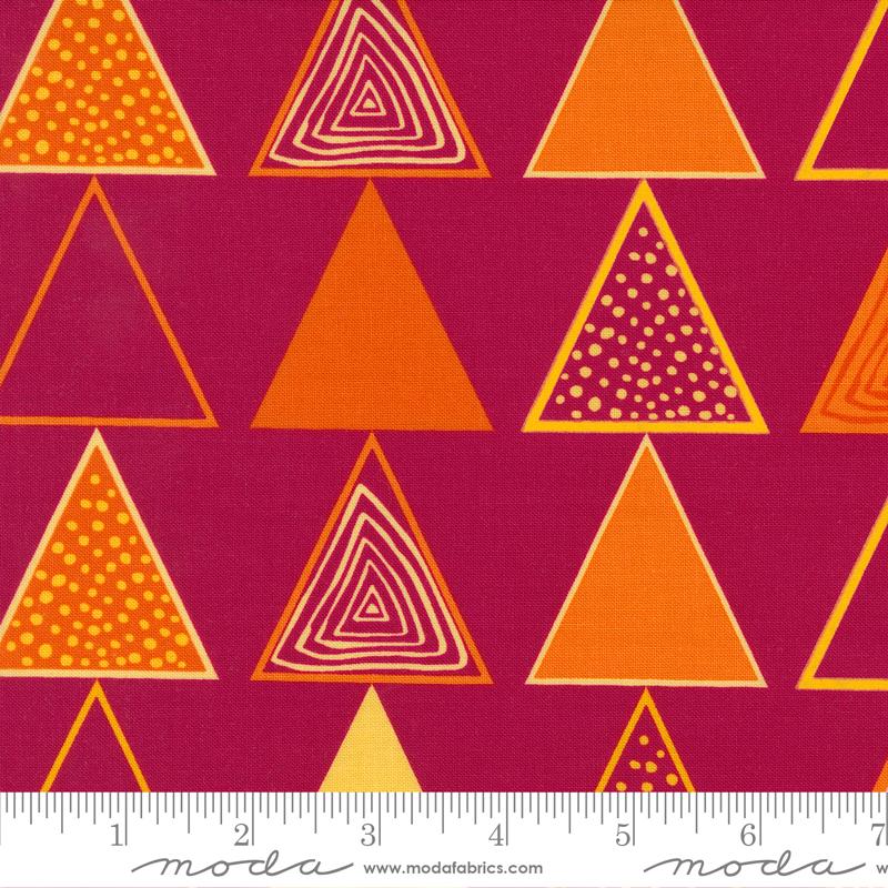 Creativity Roars Pomegranate Geometric Wave