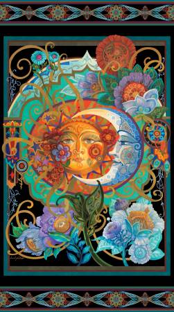 Moon and Sun Panel Multi 23" x 44" Panel