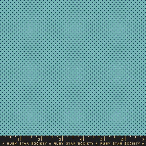 Ooh Lucky Lucky Tiny Dots in Turquoise