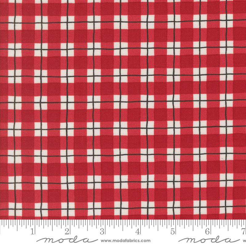 Winter Friends Plaid Berry Red