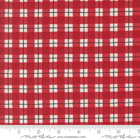 Winter Friends Plaid Berry Red