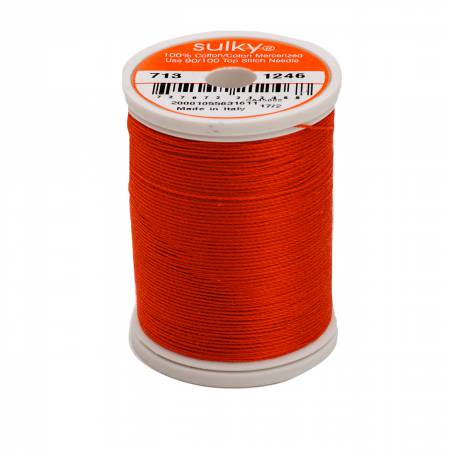 Sulky 12 Wt 713 1246 Orange Flame